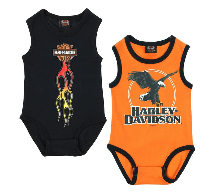 Boys Rally Collection Bodysuits 2 Pack