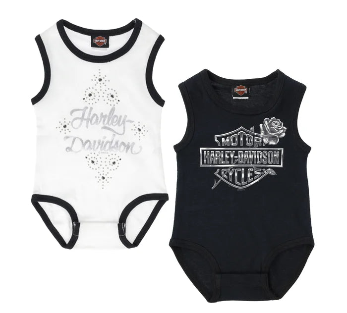 Girls Rally Collection Bodysuits 2 Pack