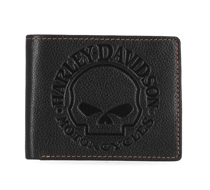 Classic Leather Skull Passcase