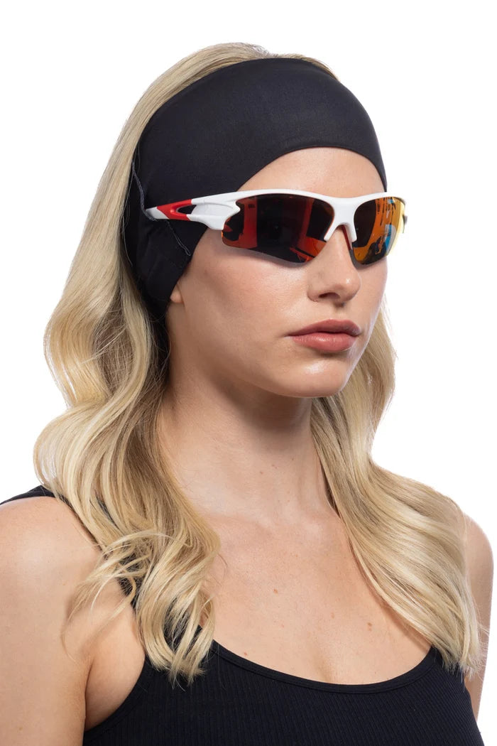 Solid Black Shades-Holder Headband