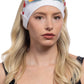 Solid White Shades-Holder Headband