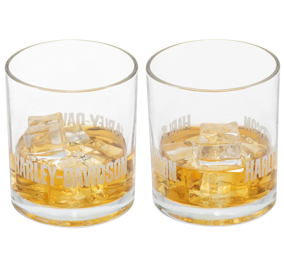H-D Premier Rocks Glass Set
