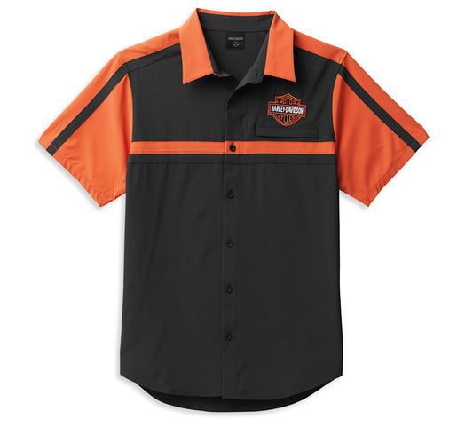 Men's Coolcore Bar & Shield Shirt - Vintage Orange