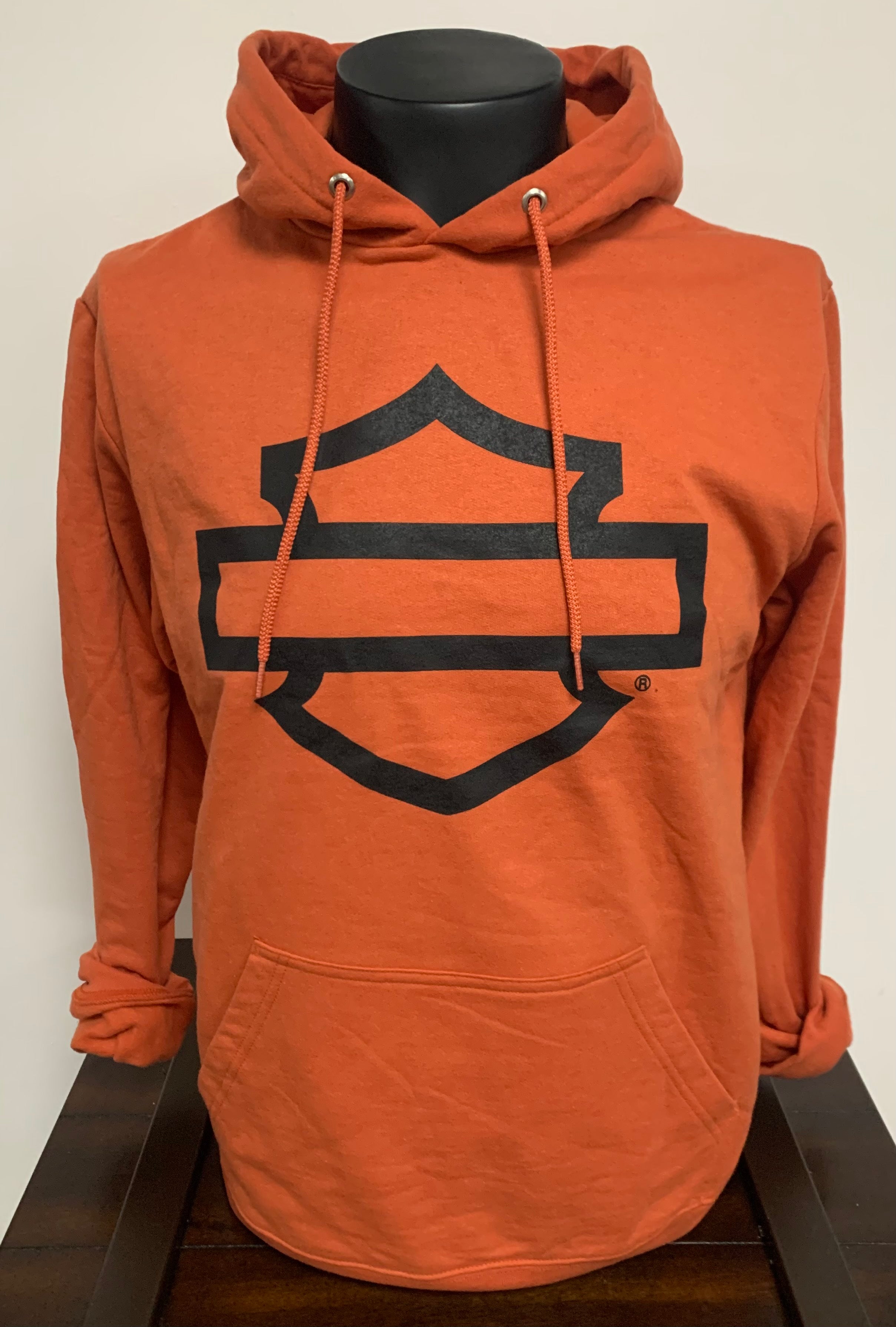 Orange 2025 harley hoodie