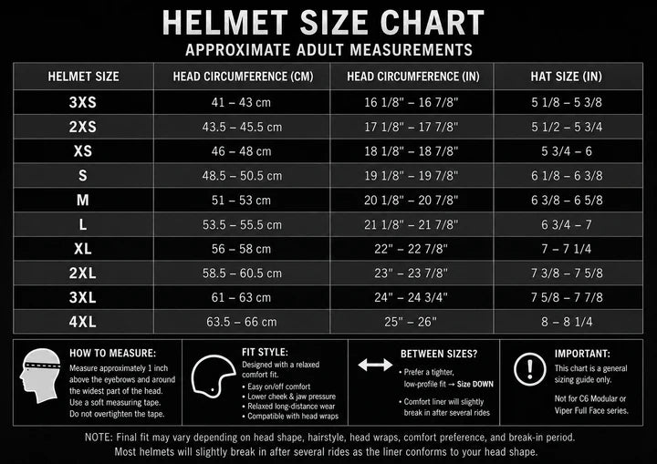 Daytona Skull Cap W/ Inner Shield - Dull Black - D.O.T.