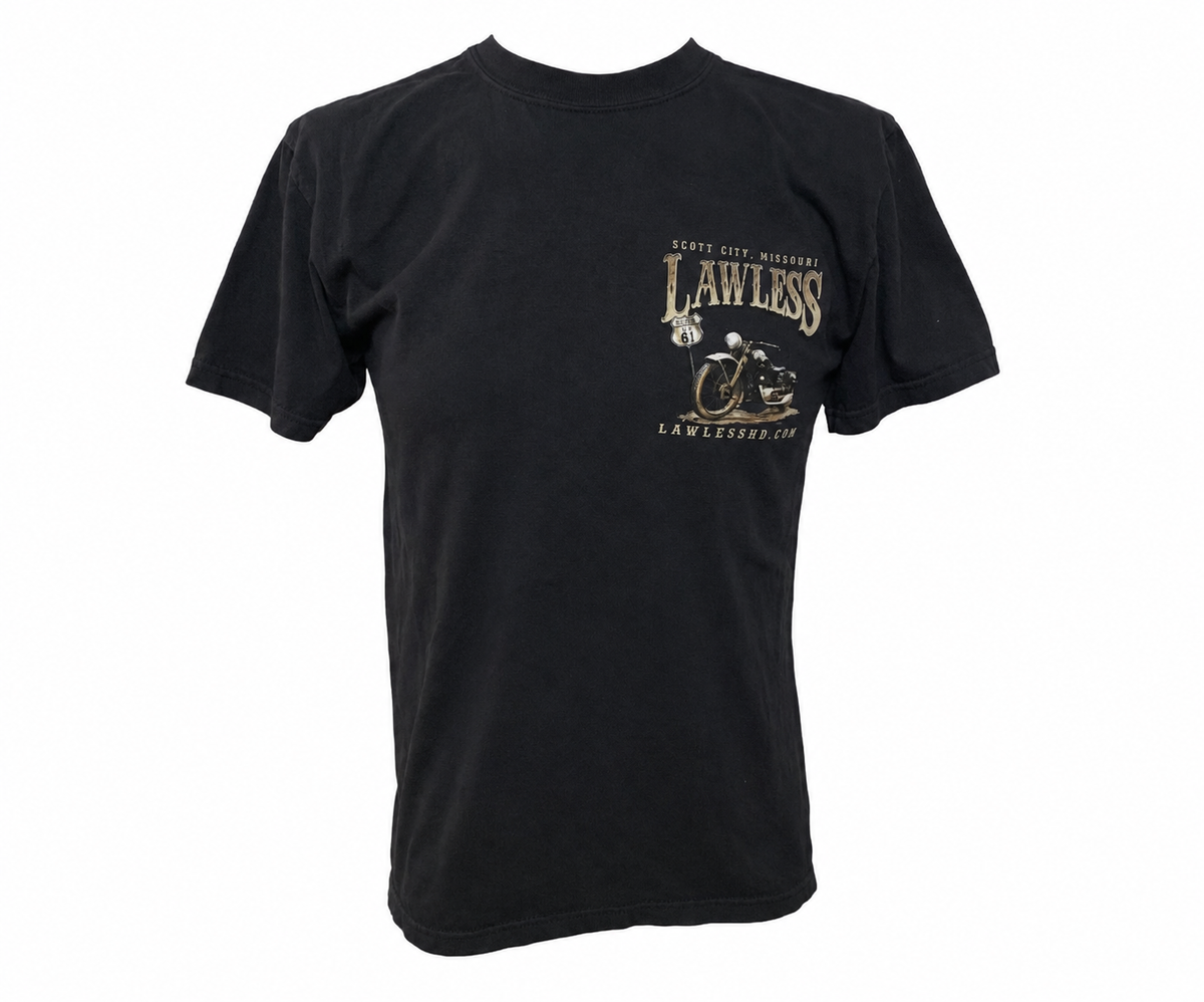 Lawless Saloon Mens Short Sleeve Tee