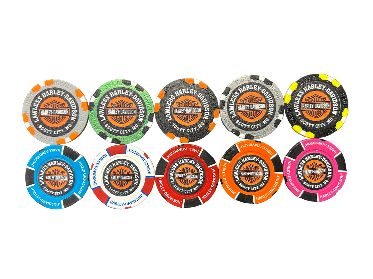 Lawless H-D Dealership Poker Chips