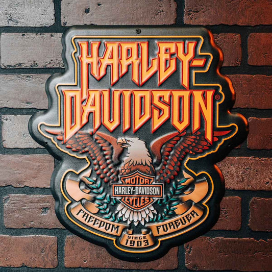 Hard Rock Eagle Metal Sign