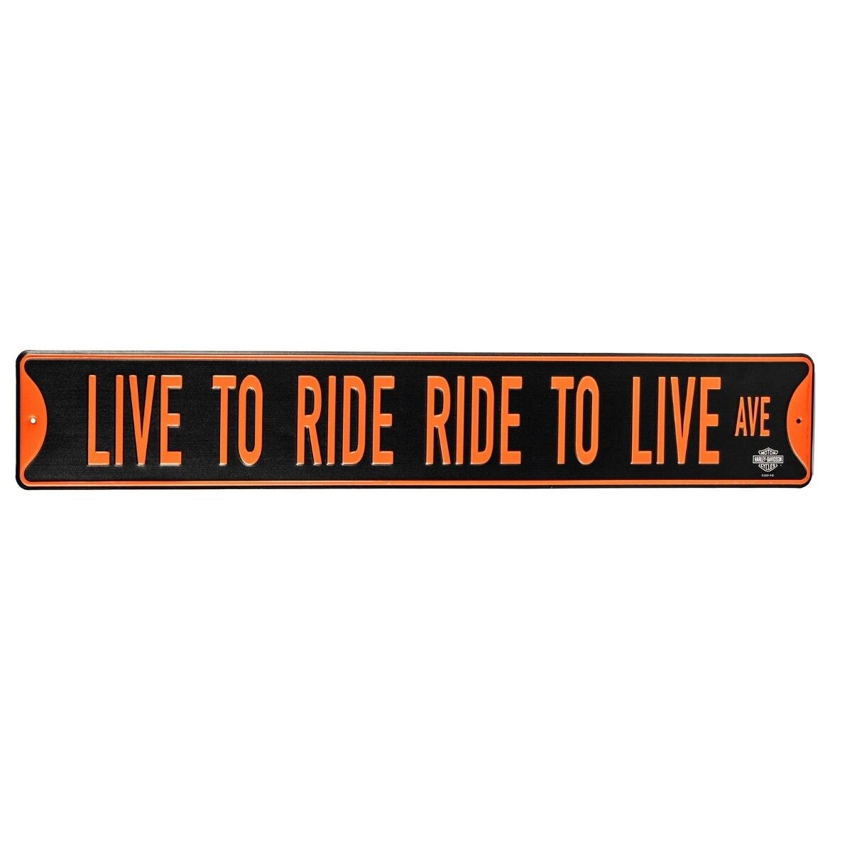 H-D LTR-RTL Ave. Metal Street Sign