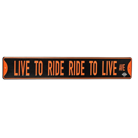 H-D LTR-RTL Ave. Metal Street Sign
