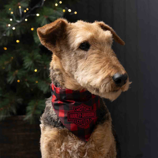 Holiday Plaid Pet Bandana