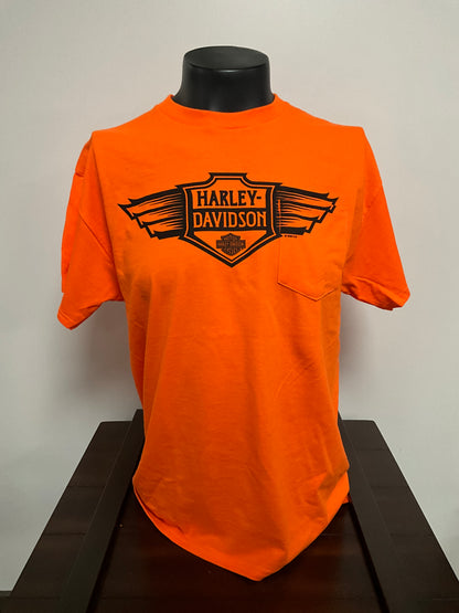 H-D Badger Men's Tee - Orange