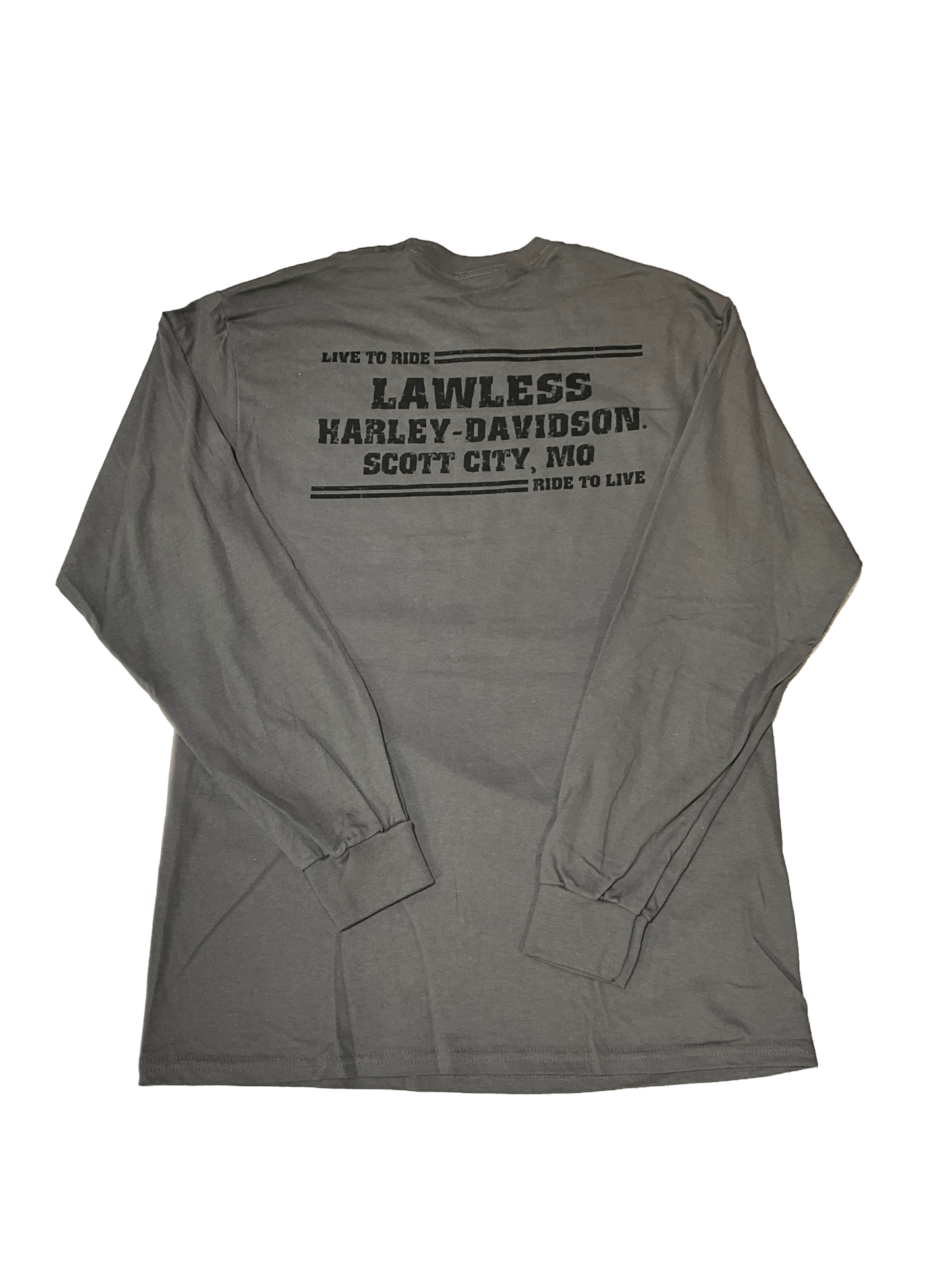 H-D Big Country Men's Long Sleeve Tee