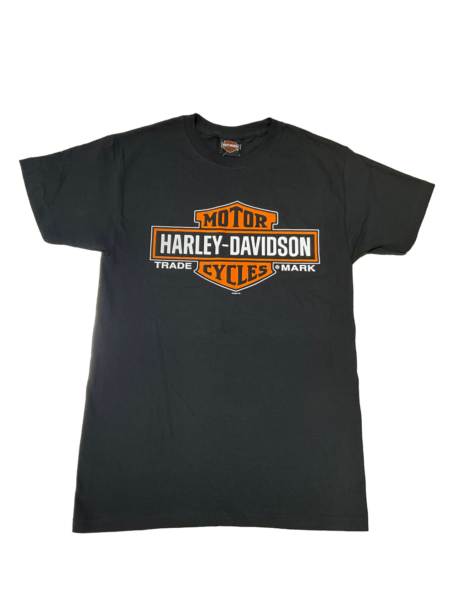 H-D Elongated Bar & Shield on Black Men's Tee