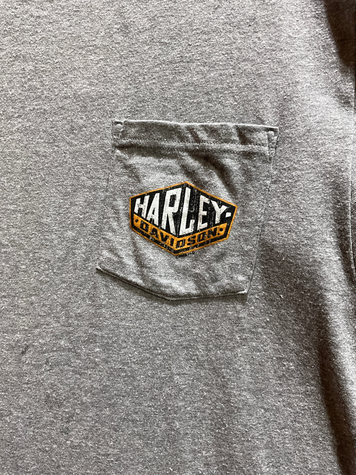 Diamond Logo Men's Pocket Tee Grey Heather