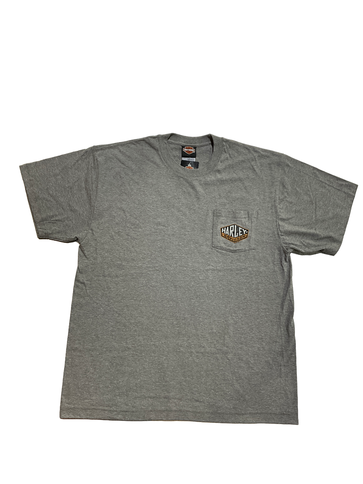 Diamond Logo Men's Pocket Tee Grey Heather
