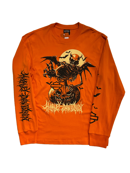 "Pumpkin Demon" Men's Long Sleeve Tee