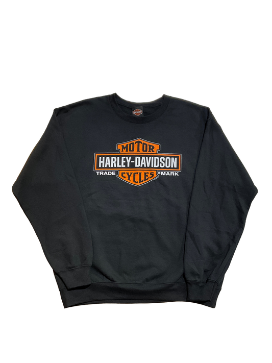 H-D Elongated Bar & Shield Fleece Crew Sweatshirt