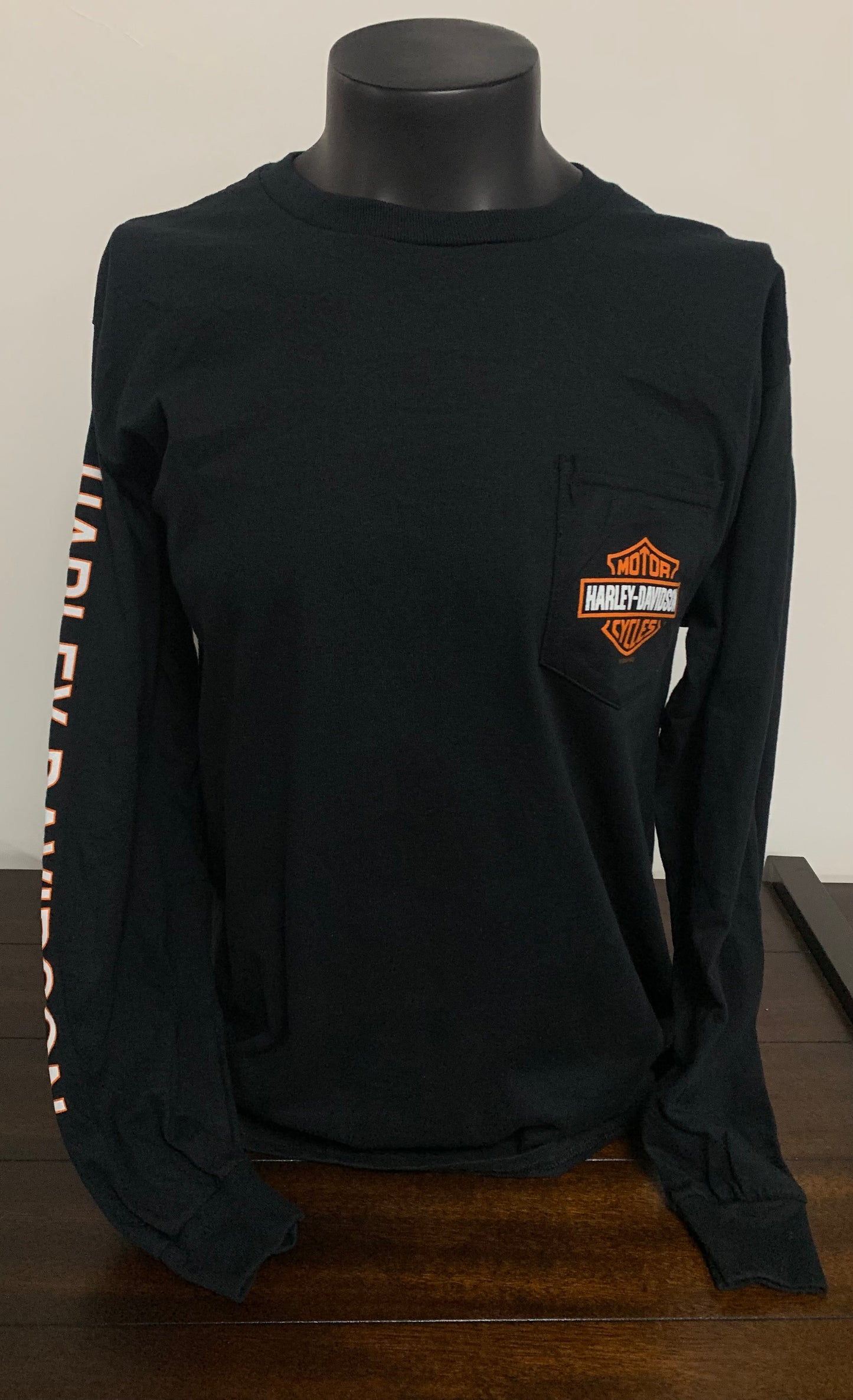 Bar & Shield Long Sleeve Pocket Tee