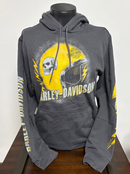 Skull Helmet Men's HD Hoodie