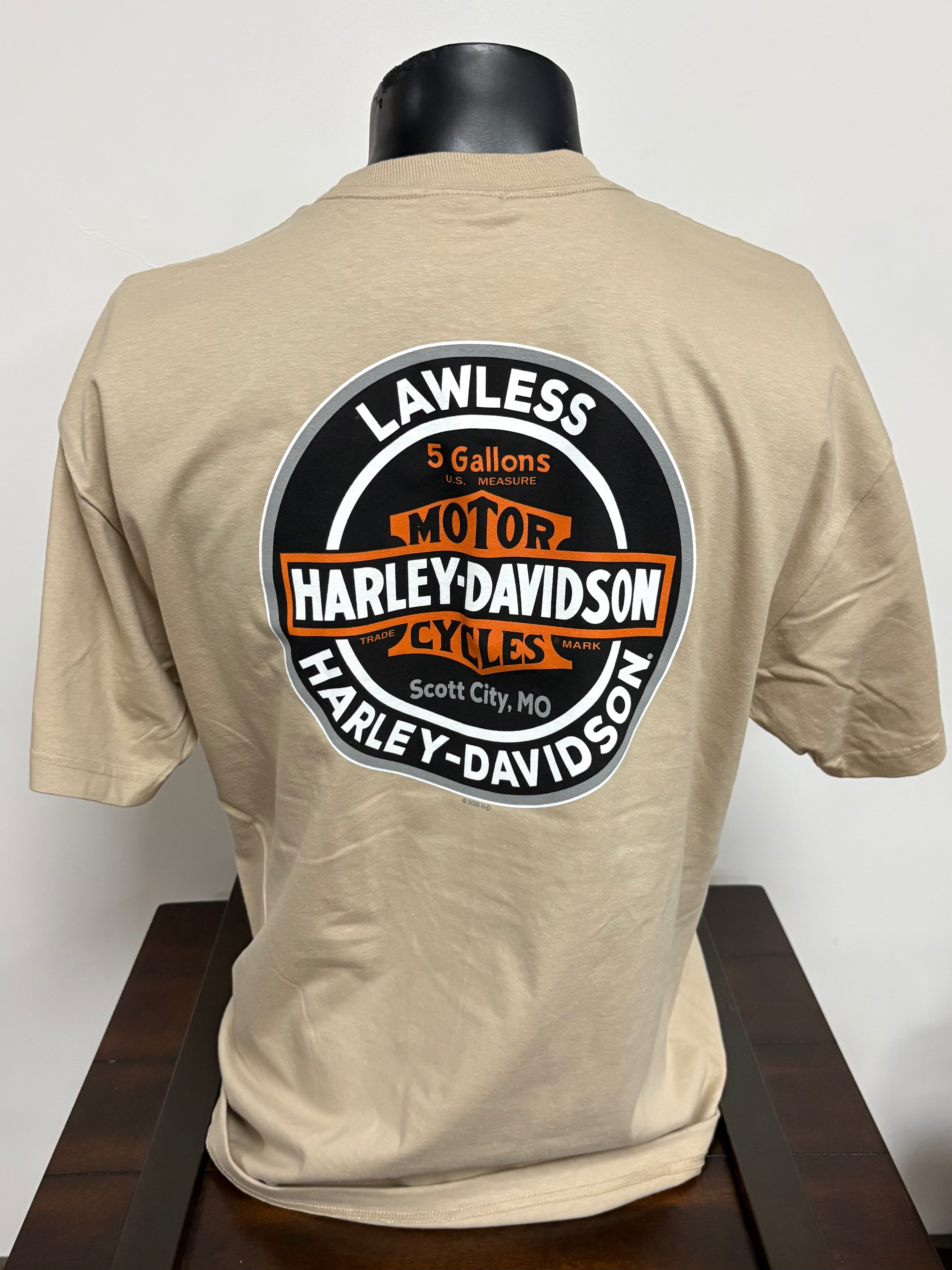HD Patched Men's Tee – Lawless Harley-Davidson