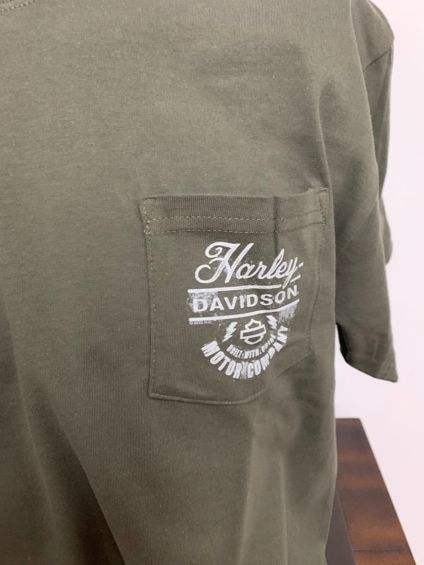 Harley Strike Men's Pocket Short Sleeve Tee