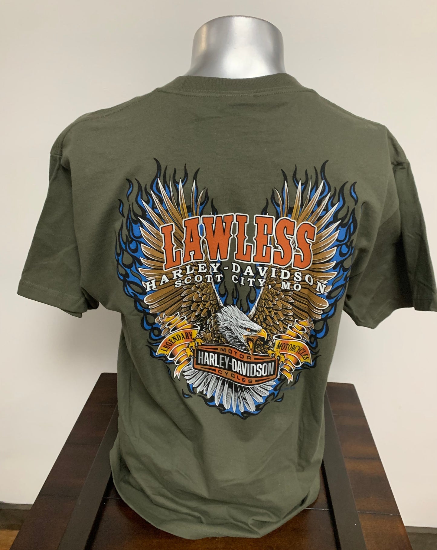 Harley Strike Men's Pocket Short Sleeve Tee