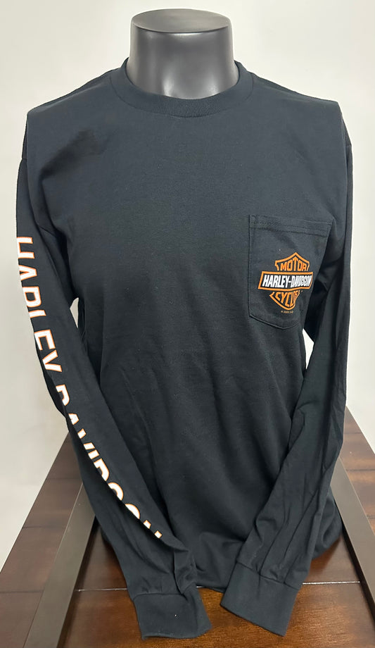HD B&S Long Sleeve Pocket Tee
