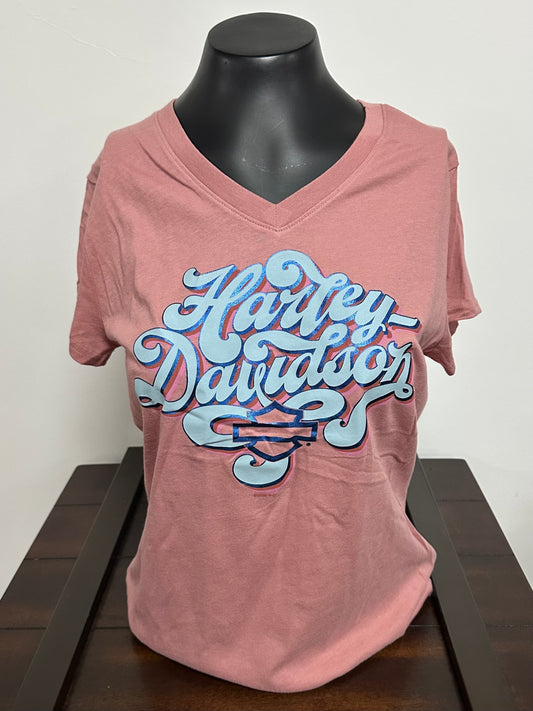 Scripty Women's V-neck