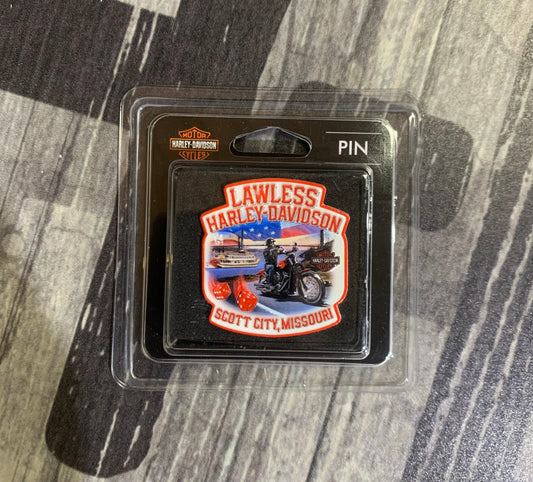 Custom Lawless Harley-Davidson Dealer Pin