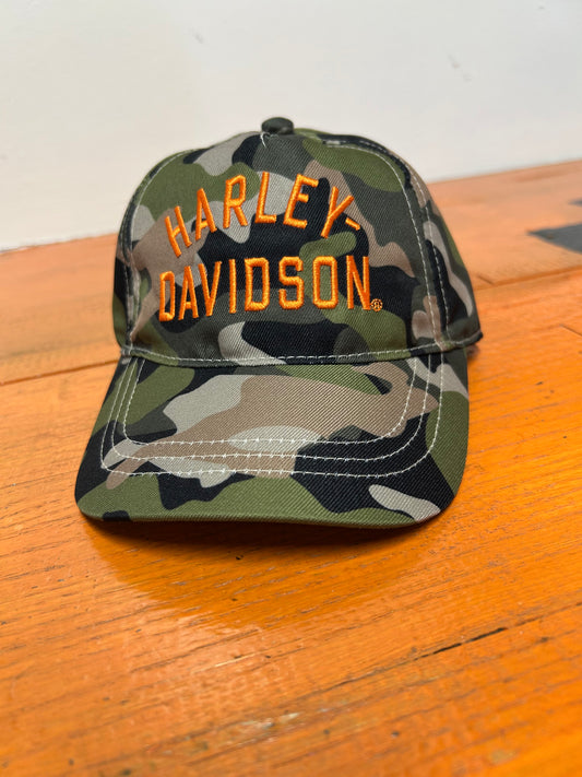 HD Little Boys' Camo Print Toddler Adjustable Twill Baseball Cap