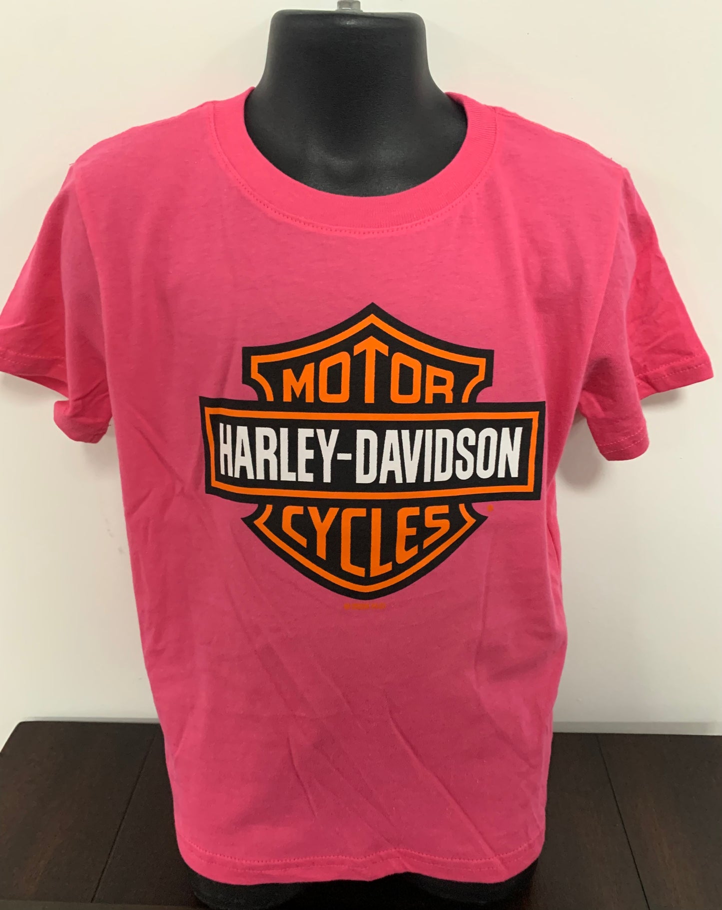 Bar & Shield Kids Pink Tee