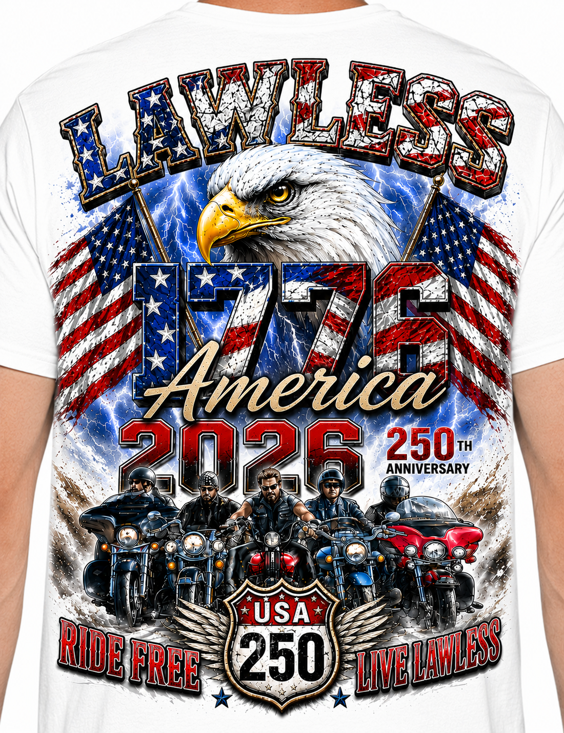 Lawless 250th Anniversary Limited Edition T-Shirt