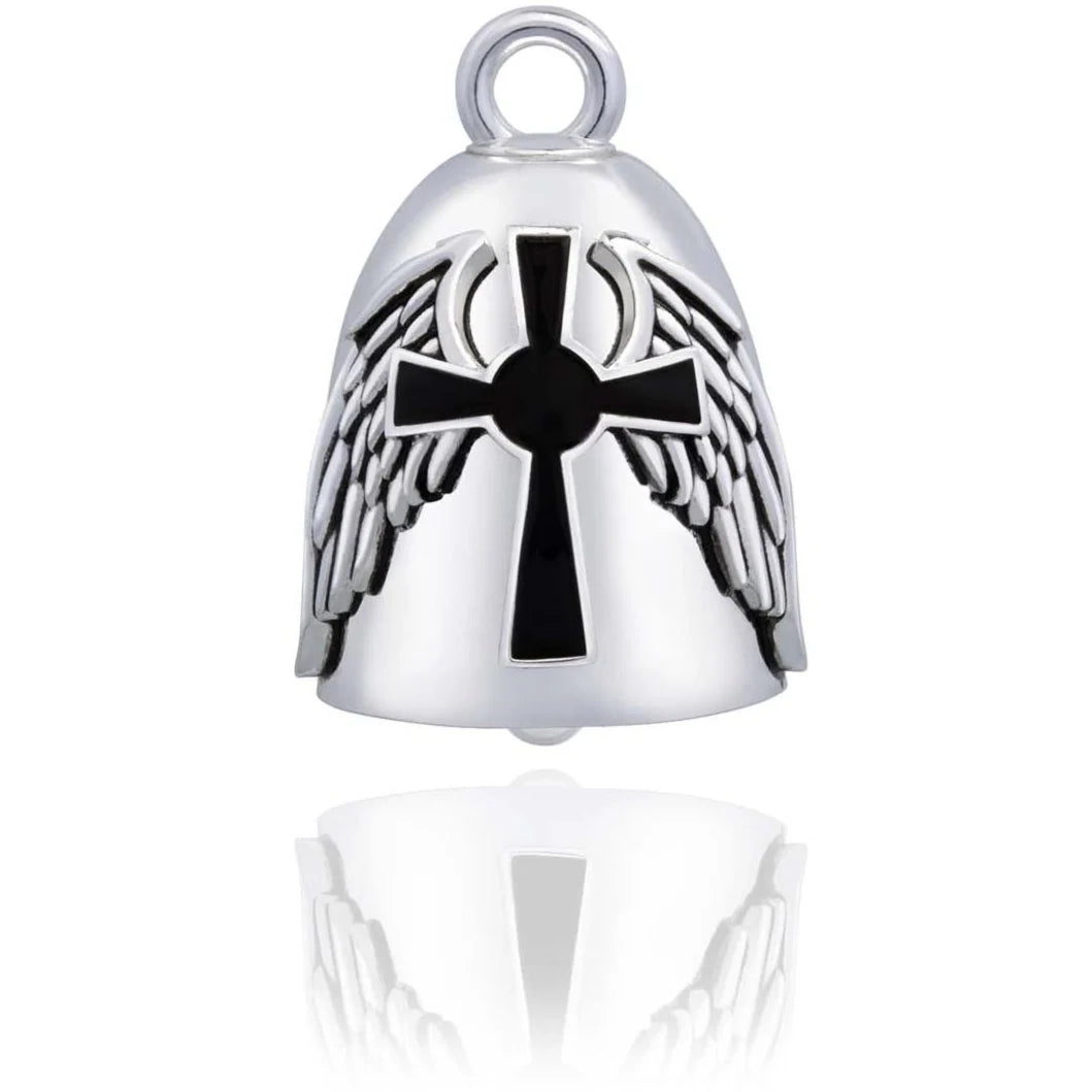 Steel Horse Jewelry Wing Cross Protector Road Ride Bell