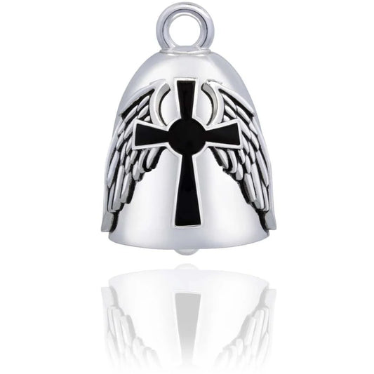 Steel Horse Jewelry Wing Cross Protector Road Ride Bell