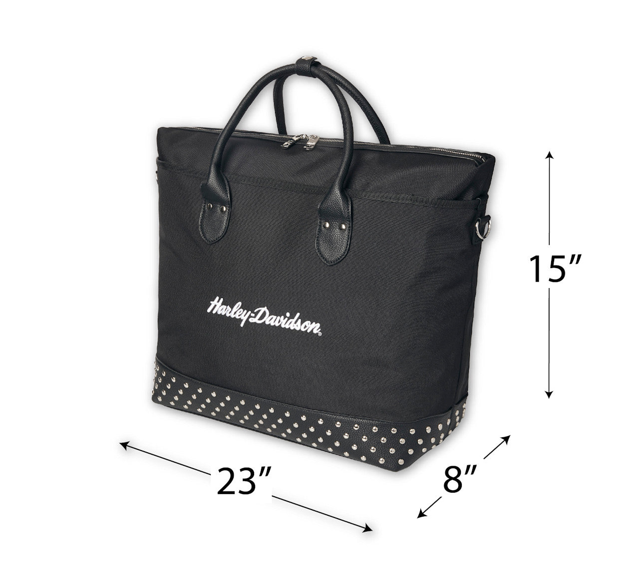 Harley-Davidson Studded Overnight Bag