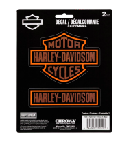 HD B&S Brown Text Decal