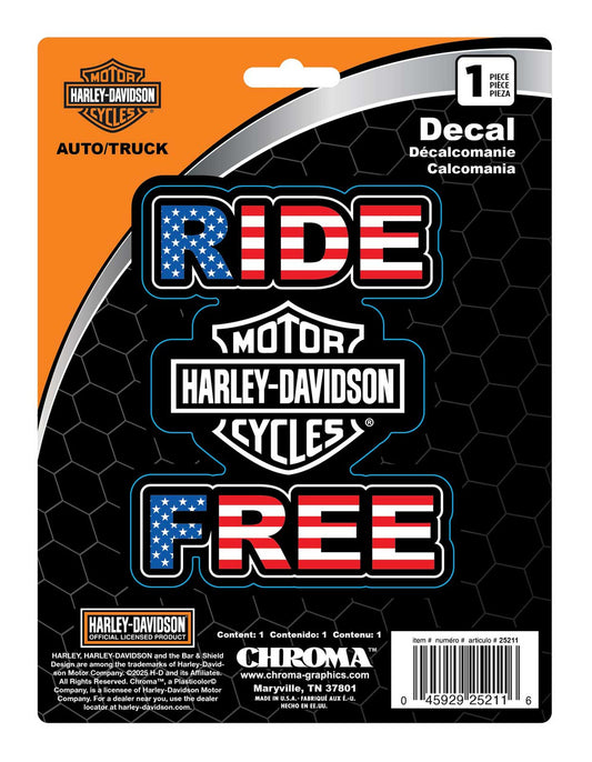 Ride Free Decal