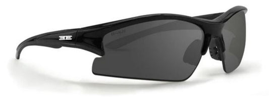 Epoch Eyewear Brodie Sport Sunglasses Black Polycarbonate Frame & Smoke Lenses