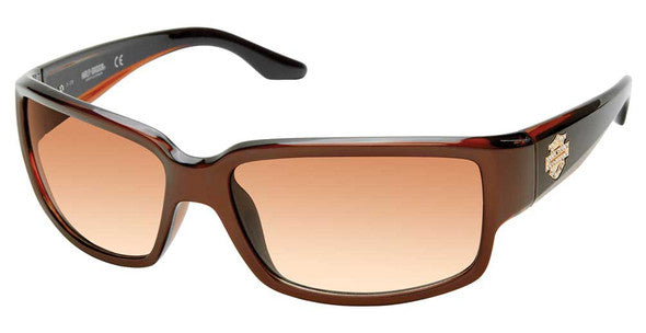 Harley-Davidson® Women's Bejeweled B&S Sunglasses, Brown Frame & Gradient Lenses