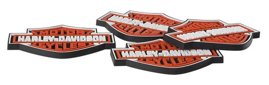 Harley-Davidson® Bar & Shield Rubber Coaster Set