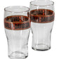 Set of Two 18 oz. Trenton Wrap Around H-D Pub Glass Set