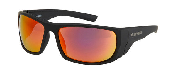 Harley-Davidson® Men's Winborn Polycarbonate Lens Riding Sunglasses, Red Mirror