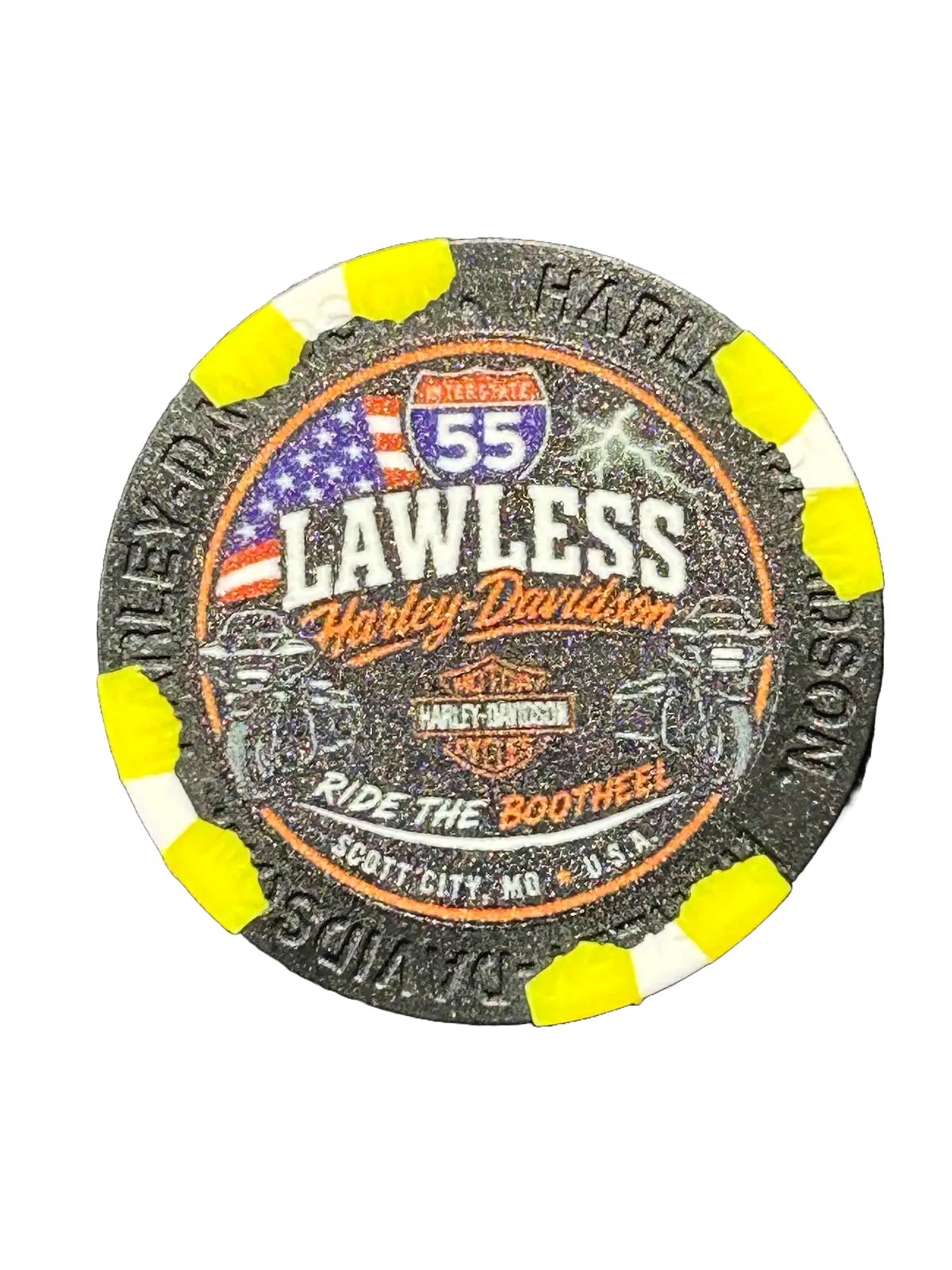 Lawless H-D Dealership Poker Chips