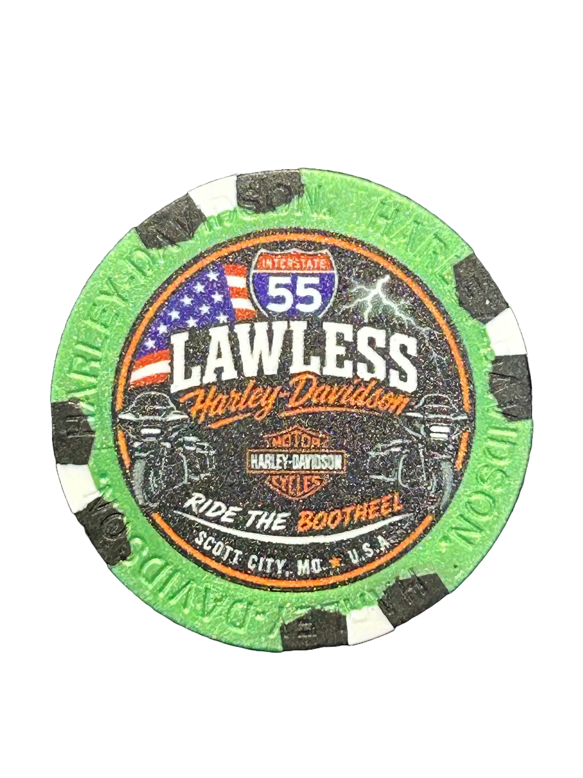 Lawless H-D Dealership Poker Chips