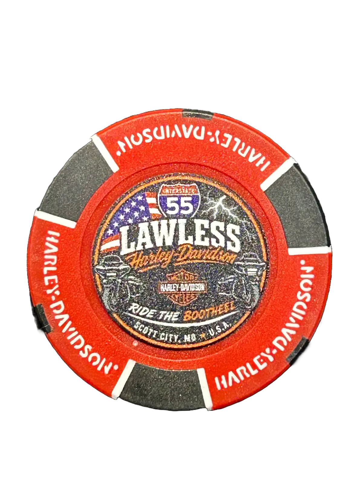 Lawless H-D Dealership Poker Chips
