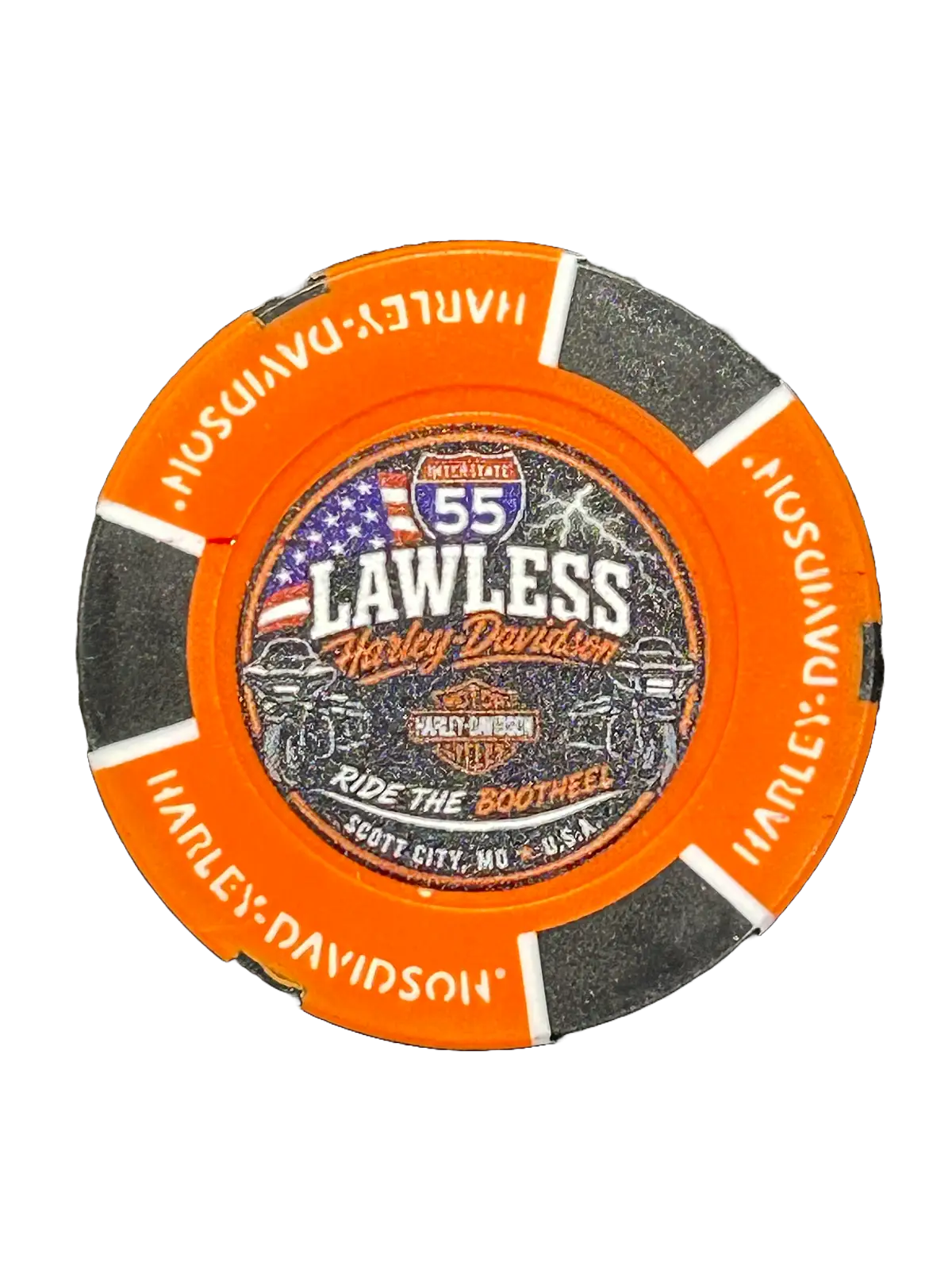 Lawless H-D Dealership Poker Chips
