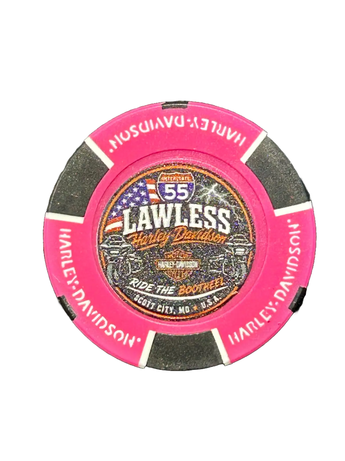 Lawless H-D Dealership Poker Chips