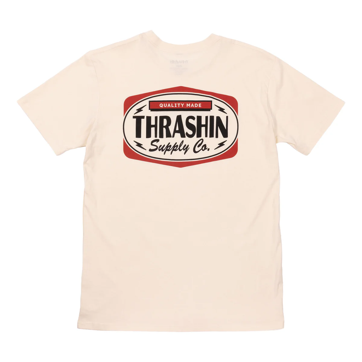 Label Tee - Ecru