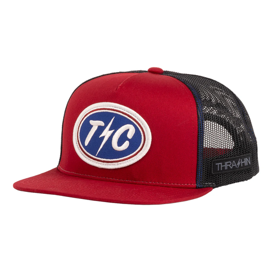 Shield Snapback - Maroon | Structured Curved Bill